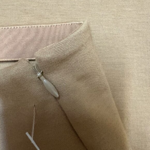EVERLANE DREAM PANT KICK FLARE SEAM PINTUCK TOASTED COCONUT CAMEL PANTS $98 M - Picture 9 of 11